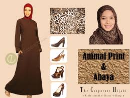 Go Corporate with Animal Print & Abaya