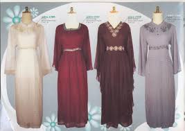 Model Baju Gamis Pesta Bahan Katun