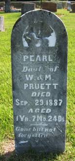 Pearl Pruett (1886 - 1887) - Find A Grave Memorial - 13120903_125345478149