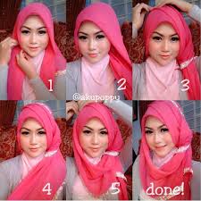 Cara Berhijab Modern Untuk Wajah Bulat dan Pipi Chubby