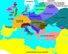 The Frankish Empire at the Death of Pepin III