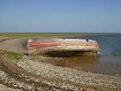 SD2365 : Abandoned hulk adjacent to Roa Island causeway - via Daymix