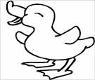 Chicken coloring page