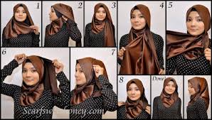 Hijab-deafitriani: GAMBAR & LANGKAH-LANGKAH CARA MEMAKAI JILBAB MODERN