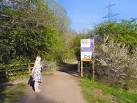 Footpath Entering Broad Ees Dole Nature Reserve - via Daymix