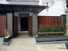 pagar depan rumah | Fence & Terrace | Pinterest