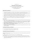 CV Example - Manager