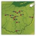 Ohio History Central - Iroquois Tribe Towns Map