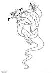 Genie coloring page
