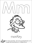 alphabet coloring page