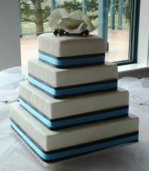 square wedding cakes
