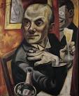 [ B ] Max Beckmann - Self-portrait with Champagne Glass (1919)