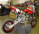 Pit bike racing is popular