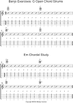 Beginner Banjo Lessons First Chord Progression Lesson 1d