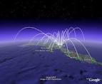 Google Earth Visualization » Flight Route Maps for Australia and ...