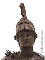 Bronze statue of Athena with