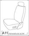 1997-2001 Ford Escort Zx2 Front Bucket Seats with Adjustable