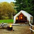 Luxury camping   Sunset