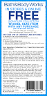 Free Travel Sized Item at Bath and Body Works! | Alicias Deals in AZ