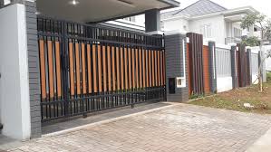 Model Pagar Rumah Minimalis Dengan Gapura Cantik | Desain Rumah ...