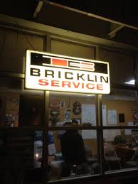 Bricklin service sign still burning bright in December 2012. Photo courtesy of Richard Ractliffe - bricklin_sign_2012