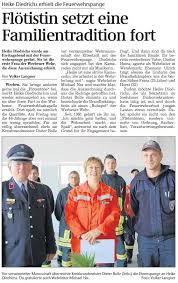 Feuerwehrspange an Heike Diedrichs - Feuerwehr der Hansestadt Werben (