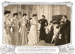 Martial et Armand French Fashion Designer 1884-1960 Biography ... - four-dresses-showing-1906