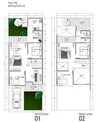 Minimalist Home Design 2 Floors Type 60 - Atcome | Atcome
