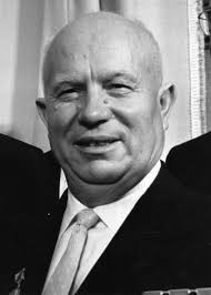 Khrushchev, leader of the Soviet Union after Stalin