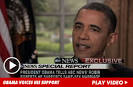 Obama explained, "I have to