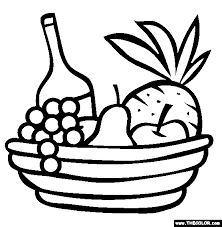 Image result for baskets coloring page