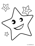 Star coloring page