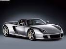 Silver Porsche Carrera GT