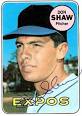 Don Shaw Autograph on a 1969 Topps (#183)