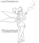 Tinkerbell Coloring coloring page