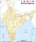  India National Highway Map, National Highway Map of India 