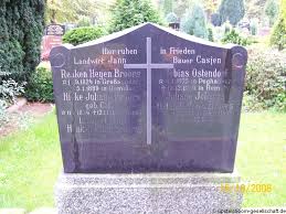 Grab von Juliane Johanna Ostendorf (geb. Broers) (19.03.1871-29.04 ...