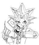 Yu Gi Oh coloring page