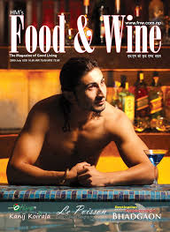 kanij Koirala in cover page of Food and Wine Magazine - 23rd