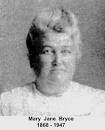 Mary Jane Bryce was born on 1