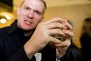 Tailrank founder Kevin Burton attempts to break a wineglass with his bare ... - images?q=tbn:ANd9GcSUGesR_-RQ8FOoZxLxp0pvLnSBmBHn9vsv8U4JMVWPeZbR7T6_wuvuf94F