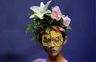 Model presents creation for
