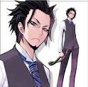 Despite his bad guy look, Eiji