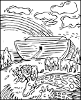 Noah coloring page