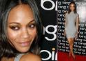 Zoe Saldana at Bing's Party at