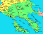 Halkidiki, map of Chalkidiki Halkidiki Greece