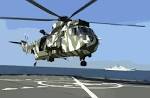 British Royal Navy Sea King Aboard Usns Pecos clip art - vector ...
