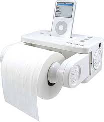  iCarta + Regargeable iPod Dock with Toilet Roll Holder £99.99, As seen on TV, The Gadget Show.