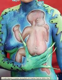arious Kinds of Body Painting Art HUMAN
