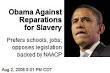 Obama Against Reparations for